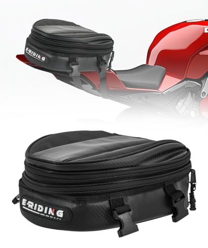 E-riding Expandable Motorcycle Tail Bag