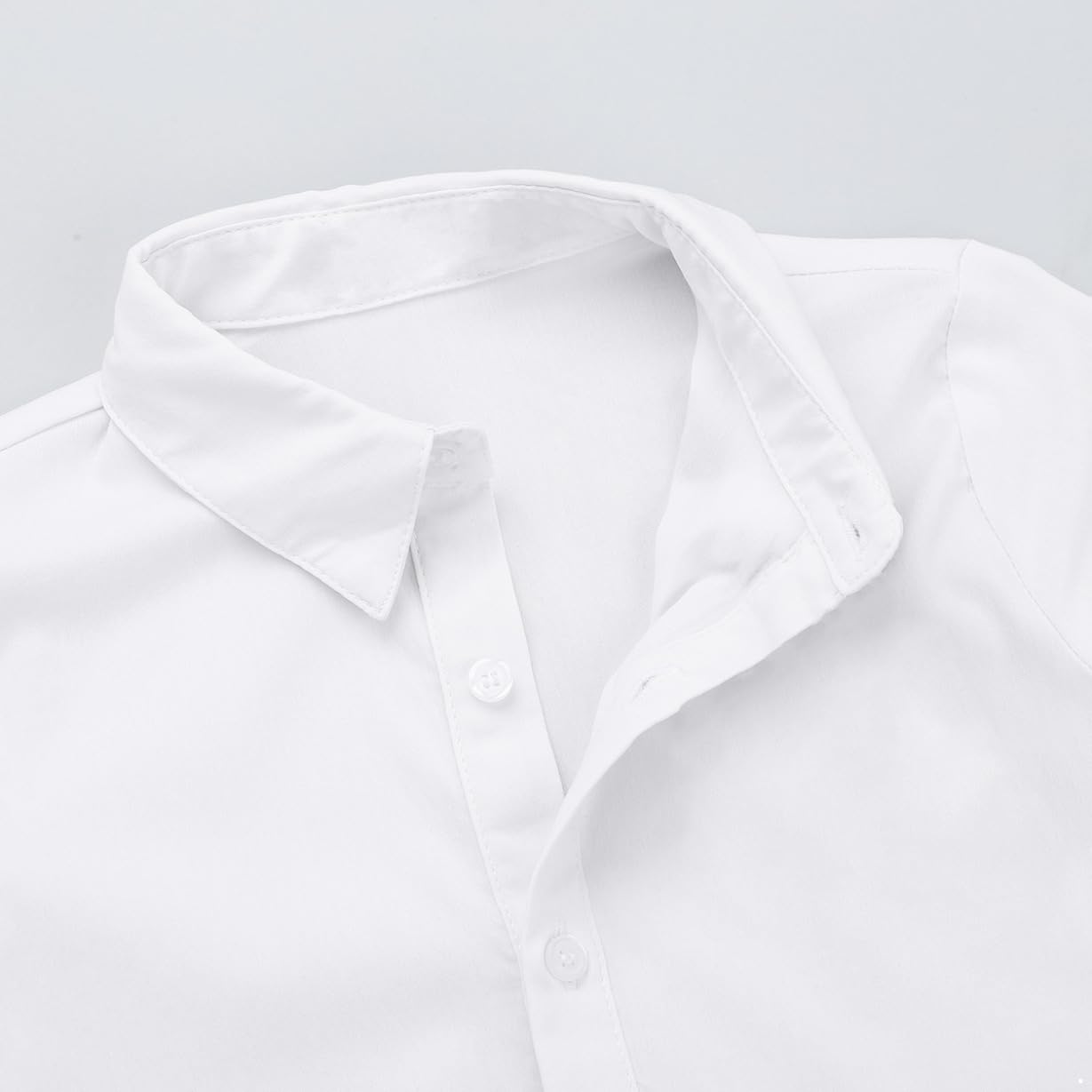 Choomomo Boys Formal Dress Shirt Bodysuit Long Sleeve Bowtie Leotard Romper Jazz Latin Ballroom Dancewear