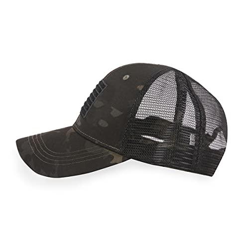 Image of HIGHLAND TACTICAL - American Flag Soft Mesh Hat