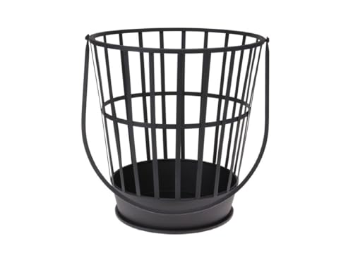 SOFFICIOSO Braciere da Esterno in Ghisa Caminetto Giardino Campeggio Portalegna Quebec