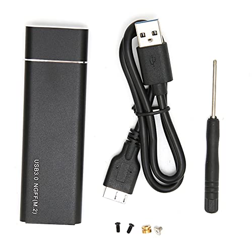 Carcasa externa M.2 NGFF a USB 3.0 para SSD, aluminio miniatura 1