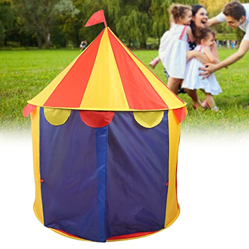 KIMISS Tienda Plegable portátil: Casa de Juego de Castillos Al Aire Libre Interno para, Liviano y Fácil de Configurar, Imagination & Creativity Booster (yurta de Circo)
