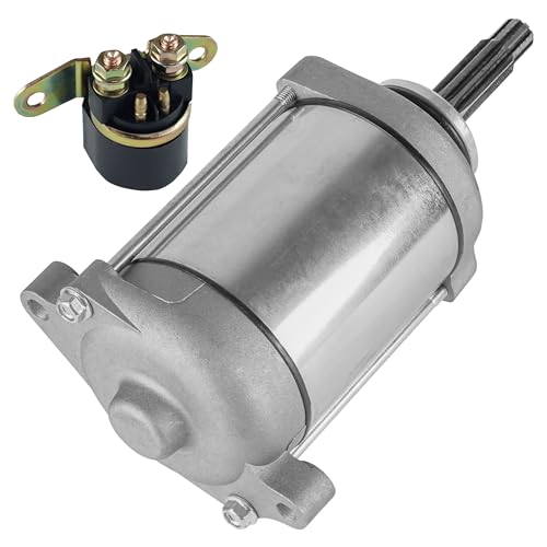 Caltric Starter Compatible con Suzuki DR650SE 1996-1997 / DR650SE 2000-2019 con Relay Solenoid miniatura 6