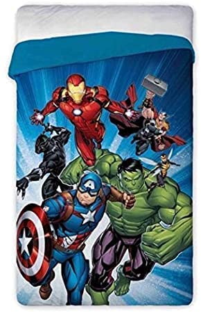 Egidioshop Trapunta Invernale Avengers Marvel 1 Posto Cm 170x260