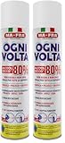 Ma-Fra, Ogni Volta, Spray Igienizzante a Secco Istantaneo, Alcool 80%, Ideale per Tutte le Superfici Lavabili, Non Lavabili e Ambienti, Pulisce, Purifica, Deodora, Non Bagna e Non Unge, 300ml