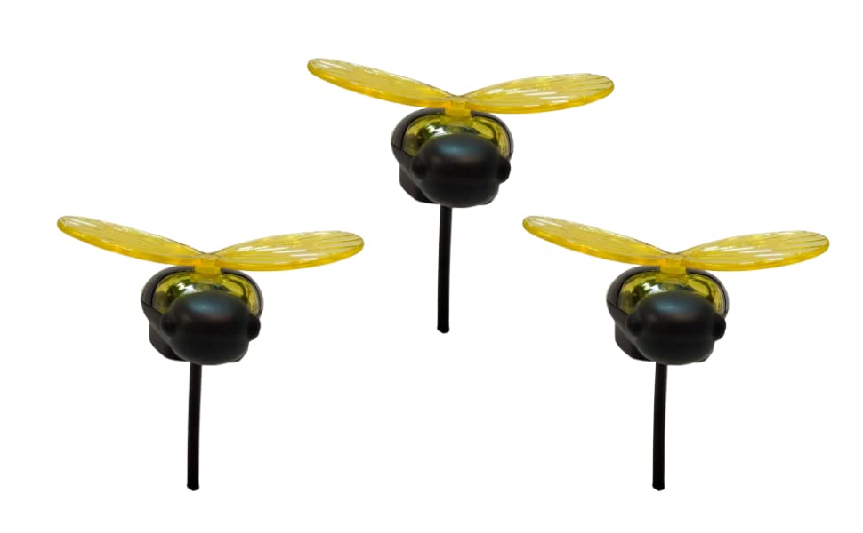 Divas World Bee Solar Stake Light LED Garden Decoration Outdoor Pathway Night Gift (3)