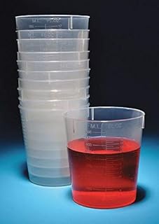 Beaker, 500mL, 50mL, Polypropylne, Wht, PK25