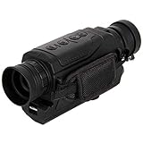 DJXIK 5X43 Monocular Telescope, Multi-Function Digital Infrared Night Vision Device, Can Take Pictures/Video/Lighting, Suitable for Outdoor Day and Night
