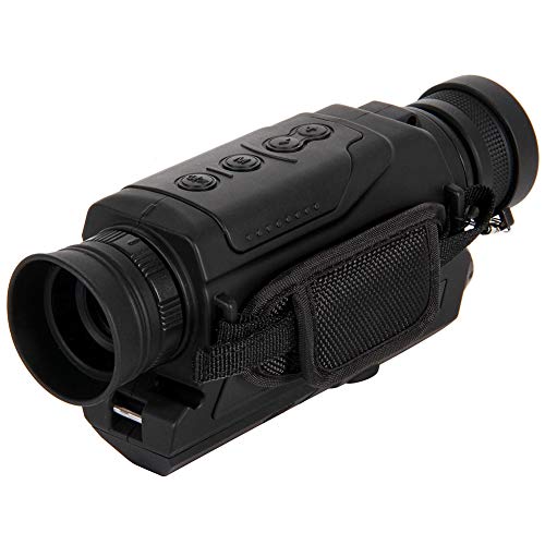 DJXIK 5X43 Monocular Telescope, Multi-Function Digital Infrared Night Vision Device, Can Take Pictures/Video/Lighting, Suitable for Outdoor Day and Night