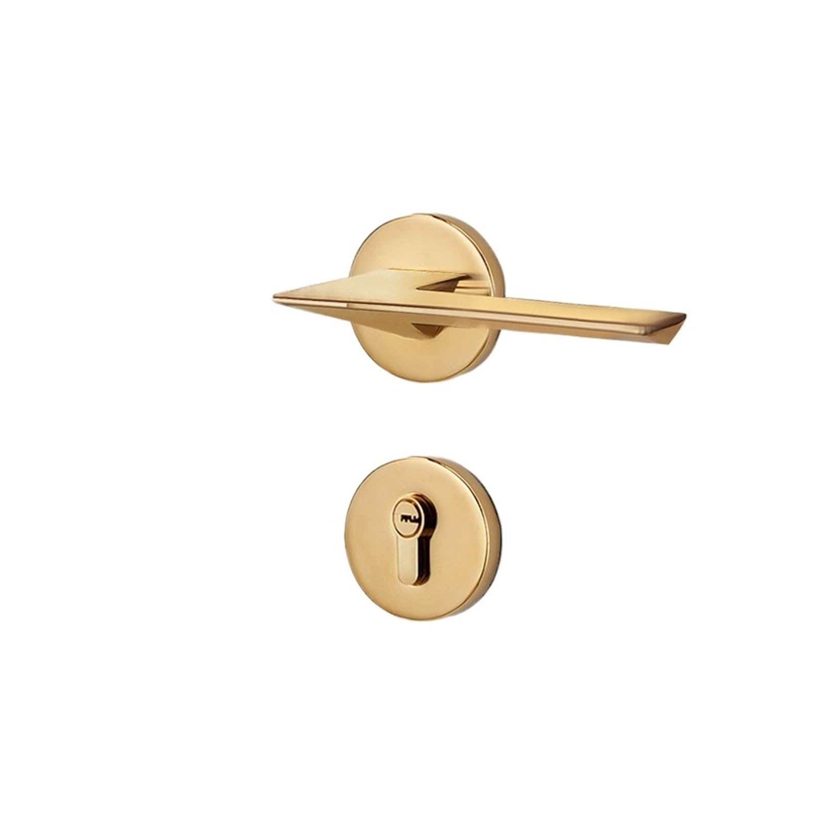 Aepqbgqj One Color Zinc Alloy Light Luxury Magnetic Silent Brass Core Pvd Split Lock Bedroom
