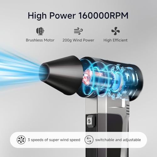 Air dusters blower comprimés élimine la poussière des circuits pc - 6