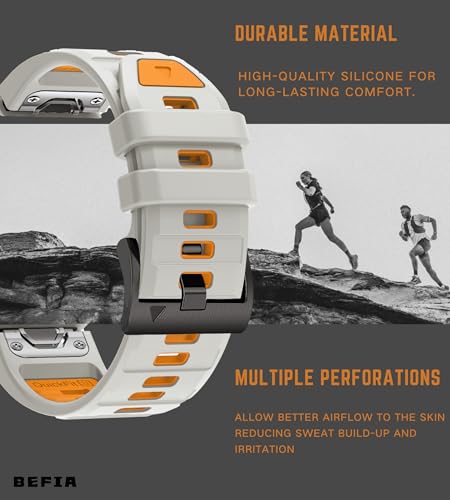 Image of 22mm Watch Band for Garmin fenix 8 47mm 5 6 fenix 7 sapphire solar band Quick Fit 22 Watch Bands for Garmin Watch Forerunner 965 955 epix gen 2 47mm Strap Comfort for Men Women