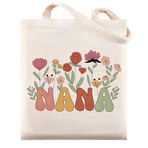 Image of Pavolini Nana Gifts, Unique Tote Bag, Birthday Gift from Grandkids, Mothers Day Gifts for Nana, Great Grandma Gift