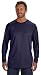 Hanes Men's Nano-T Long Sleeve T-Shirt, Navy, Large
