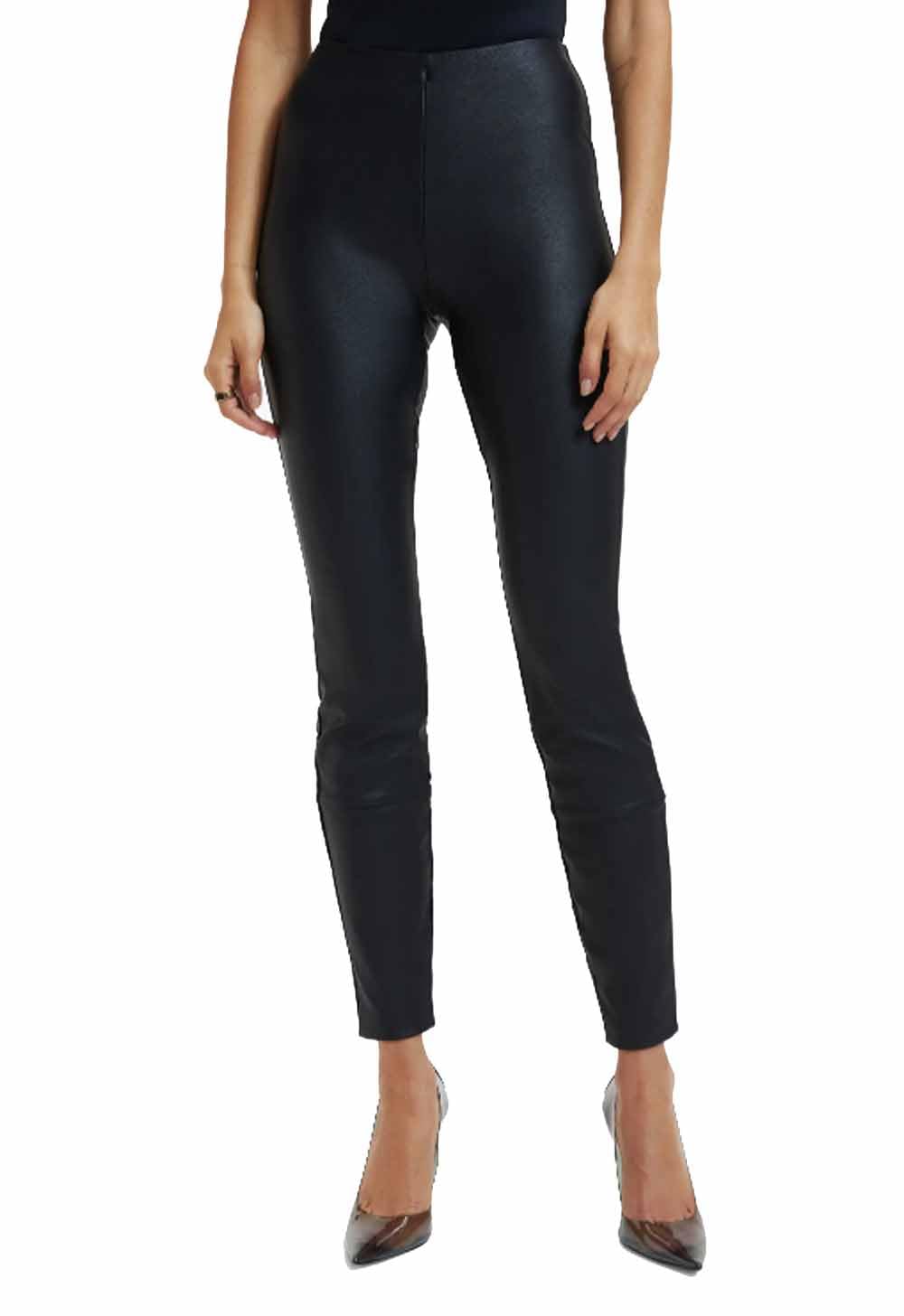 Good American Better Than Leather faux leather leggings high shine size inclusive