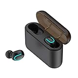 Hbq-q32 TWS Auriculares inalámbricos Bluetooth 5.0, Auriculares Deportivos inalámbricos Oreja, Estuche de Carga de 2600 mah. 8 * 3.6 * 3 cm A