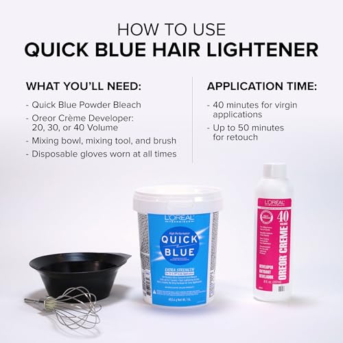 image for L'OREAL TECHNIQUE Quick Blue High Performance Bleach | Professional Ha