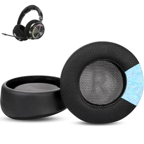 Almohadillas de Gel Enfriante para Orejas Reemplazo Compatible con Auriculares Corsair Virtuoso MAX Wireless Gaming miniatura 1