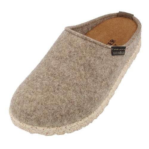 Image of HAFLINGER Manhattan Felt Clog Wool Slipper Unisex