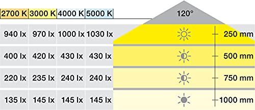 Tira LED Hafele Loox5 16.4 ft luz fría 12V miniatura 6