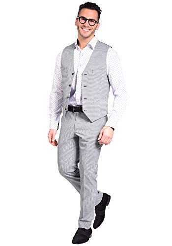 Craft & Soul Men's Slim Fit Stretch Fancy Pattern Dress Pant #TOP5