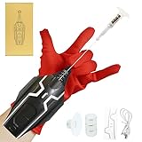 SUIZU Web Shooters, Spider Web Launching Toy 2.0 Upgrade USB Charging, Remote Rope Launch, Superhero Spider - Silk Wrist Toys, Matching Gloves, Magnets and Suction Cups are Available