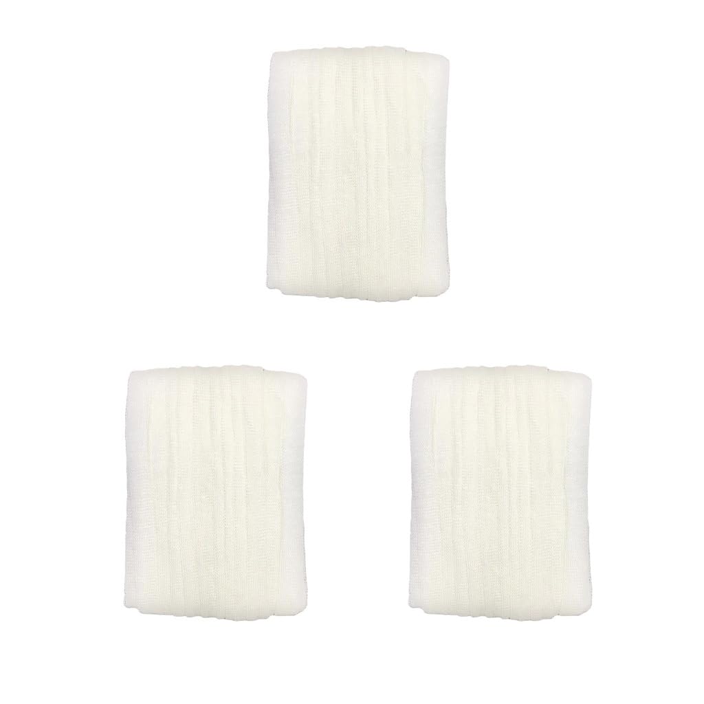 Sac de rangement en maille PVA soluble pour appâts - Universel - 25 mm - Blanc, Lot de 3 (blanc 44 mm), 44mm, comme description