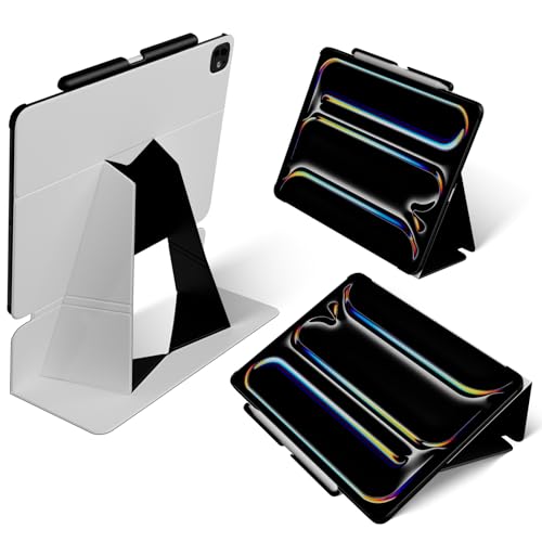 MOFT Folio iPad Pro 11 inch (M4) Case with Detachable Pencil Holder, Lightweight & Protective, Durable MOVAS Material and Comfortable Touch Perfect for Browsing,Drawing, Studying, Sidecar, Misty Cove