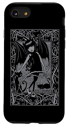 Coque Emily The Strange iPhone SE protégeant efficacement des chocs quotidiens