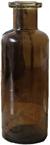 Wansan Glass Flower Vase Tall Glass Vase Amber Hand-Blown for Home and Wedding Indoor and Outdoor Decoration
