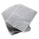 Rimikuru 断熱シート 車 遮熱シート 遮音シート 25cm×18cm 吸音 防音 耐熱 断熱材 断熱マット デッドニング シート エンジン 天井 (10枚セット)