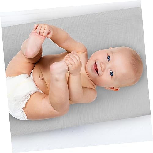 Totority Capa Protetora Berço Elasticidade Colcha Berço De Viagem Para Bebê Berço Estofamento Colchã