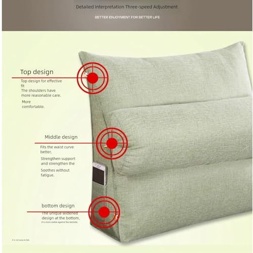 Coussin dos contre le mal de dos au lit avec housse lavable - 4