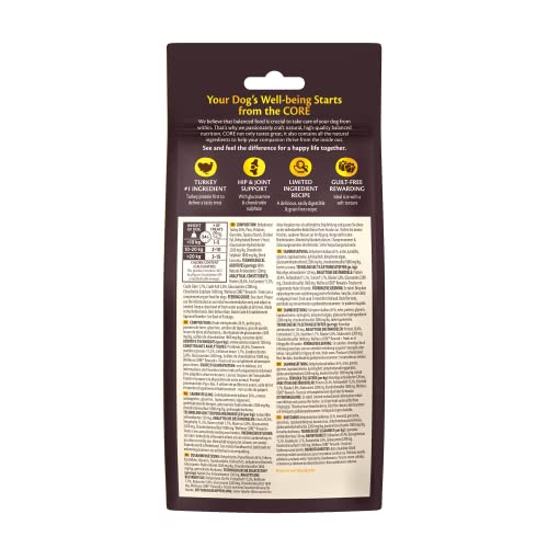 Wellness CORE Reward+ Pute, 170 g, sanfte Hundeleckerli zur Belohnung, ohne Zuckerzusatz, getreidefrei, mit hohem Fleischanteil, fördert die Mobilität deines Hundes