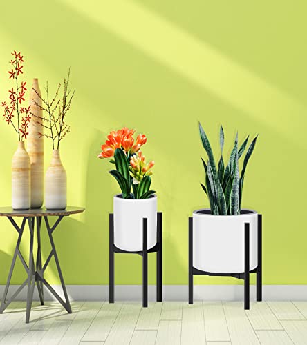 Ddpow Adjustable Plant Stand 3 Legs Heavy Duty For 8"-12" Plant Pots, Plant Stand Indoor, Plant Stand Outdoor, Plant Stand Corner, Metal Plant Stand, Black Plant Stand(Black 1 Pack) #TOP4