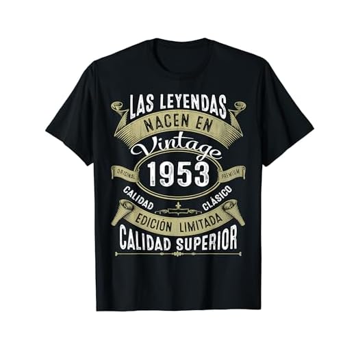 71 Años Cumpleaños Regalo Hombre Mujer Vintage 1953 Camiseta