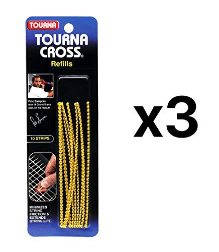 Tourna Set of 10 Cross Refill Strips Cross Applicator (Pack of 3)