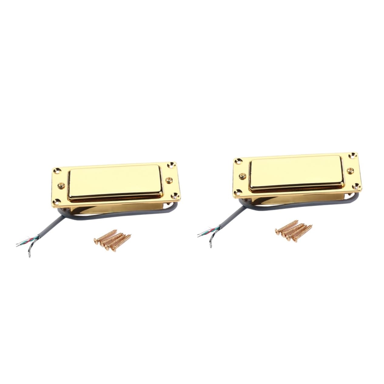 Toyvian 2 sztuki 4 humbucker-plektrum gitara basowa przetworniki do gitary elektrycznej humbucker na szyję odbiornik Alnico, podwójna szpula do wyboru, płyta combo, masa perłowa