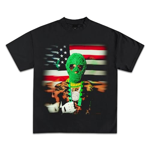 Youngboy Make America Slime Again MASA Merch | Premium Quality Heavyweight Shirts for Adults & Kids (US, Alpha, XX-Large, Regular, Regular, Slime Square/Black)