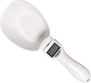 Amosfun Cuchara Medidora Electrónica 800g Multifuncional Para Cocina y Mascotas Color Marrón Sin Baterías