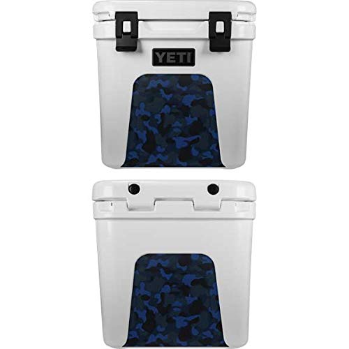 Skinit Decal Skin Compatible with YETI Roadie 24 Hard Cooler - Originally Designed Blue Street Camo Design