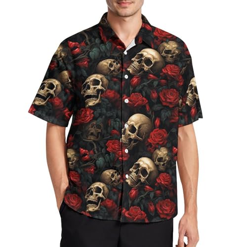 Men's Hawaiian Shirt Short Sleeve Button Down Beach Shirt Quick Dry Clothes Breathable Casual Summer Tops Dress Shirt