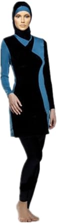 YEESAM Muslim Swimsuits for Women, Long Sleeve Islamic Burkini Modest Swimwear