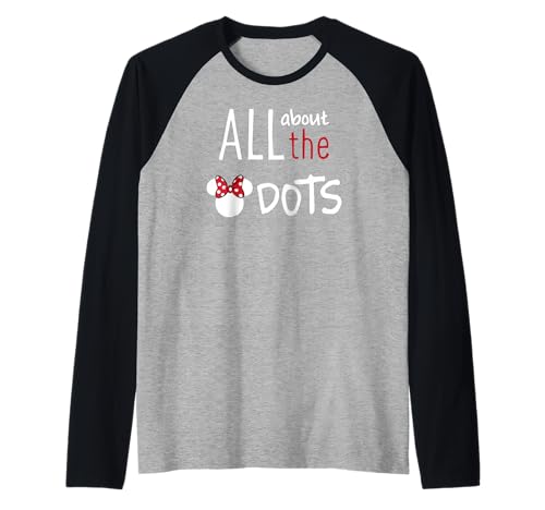 T-shirt Raglan Minnie Mouse Disney Femme Manches Courtes