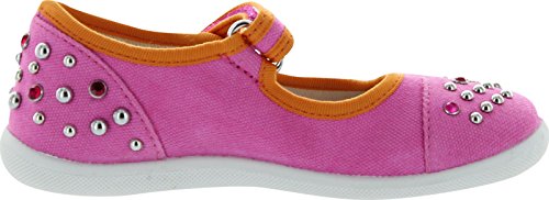 Naturino Girls 7889 Canvas Studded Flats Shoes2