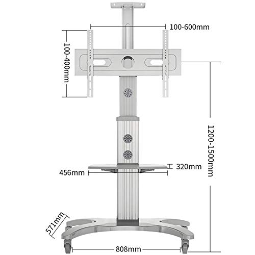 Soporte Universal Móvil para TV de 32 a 65 Pulgadas miniatura 4