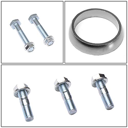 Dna Motoring Gktset-Hc88 Aluminum Exhaust Manifold Header Gasket Set Replacement,Metallic #TOP4