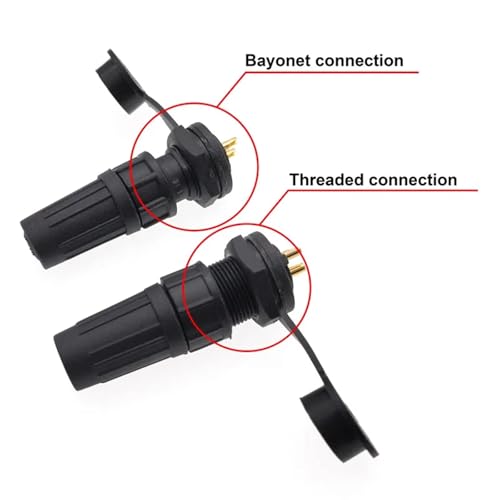 Conector de bayoneta PY07 de 6 pines Z108 para cables de plástico a tope 7