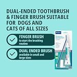 Virbac C.E.T.® Oral Hygiene Kit for Dogs | Poultry-flavor Toothpaste | Fingerbrush and Pet Toothbrush - Image 6