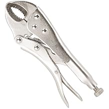 Edward Tool Curved Jaw Locking Pliers - Vulcan Forged Carbon Steel Vise Grips - Hardened Milled Jaws for Maximum Grip - Built in Wire Cutter - Classic Trigger Release 1, 5"